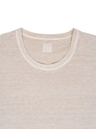 T-Shirt aus Leinen-Mix