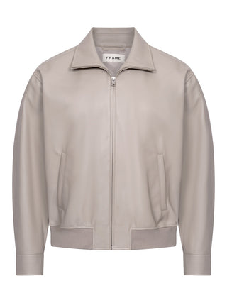 Bomberjacke aus Leder