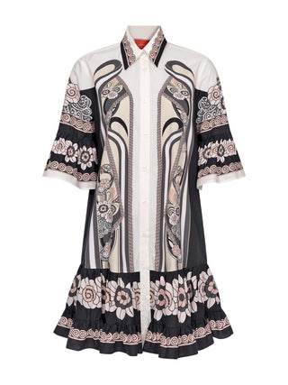 Choux Kleid in Ambrosia Placée Pale Pink