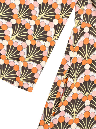 Sorella Kleid in Fiorette Fan Brown