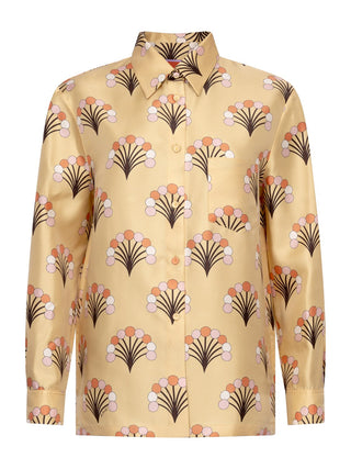 Boy Shirt in Fiorette Yellow