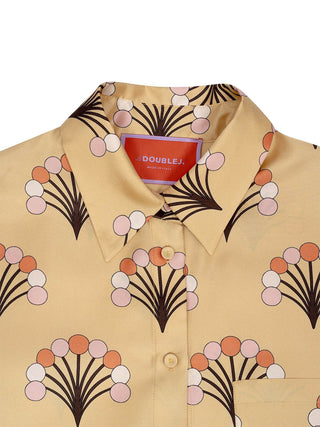 Boy Shirt in Fiorette Yellow