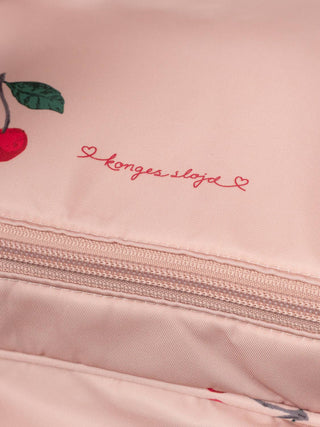 Wochenendtasche mit Kirsch-Motiv - Rosa