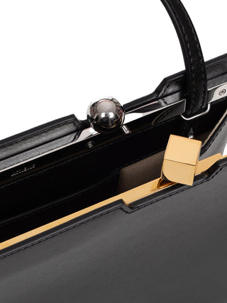 Le Salon Clutch in Schwarz