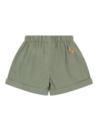 Rustikale Shorts aus Baumwolle - Kaki