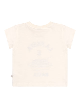 T-Shirt Pasta e Basta aus Bio-Baumwolle - Kaki