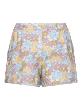 Kurze Shorts aus weichem Baumwoll-Frottee mit verstellbarem Tunnelzug