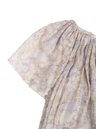 Kurzes plissiertes Kleid aus Seidencharmeuse