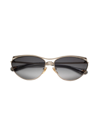 Cat Eye Sonnenbrille mit grauem Glas