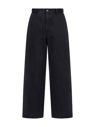 Jeans aus Denim in Schwarz
