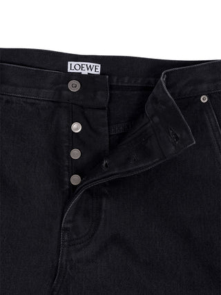 Jeans aus Denim in Schwarz