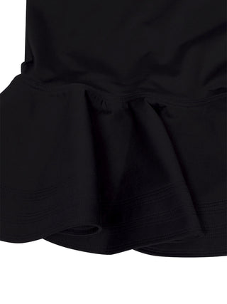 T-Shirt aus Baumwolljersey und Crinoline