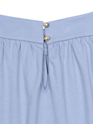 Kleid mit weiten Ärmeln - Hellblau