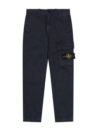 Cargohose mit Kompass-Logo-Patch - Navy