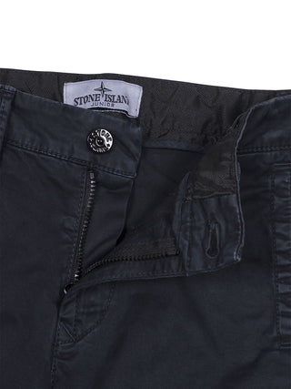Cargohose mit Kompass-Logo-Patch - Navy