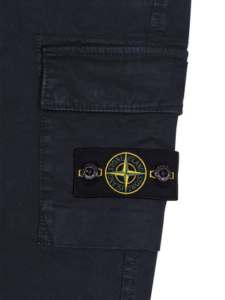Cargohose mit Kompass-Logo-Patch - Navy
