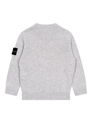 Feinstrickpullover aus Wollmischung - Grau