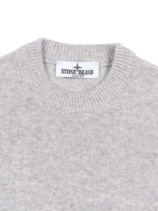 Feinstrickpullover aus Wollmischung - Grau