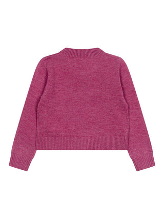 Feinstrickpullover Fiori - Fuchsia