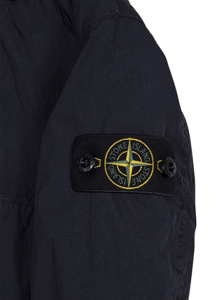 Kurzer Parka mit Kapuze und Anti-Drop-Ausrüstung - Navy