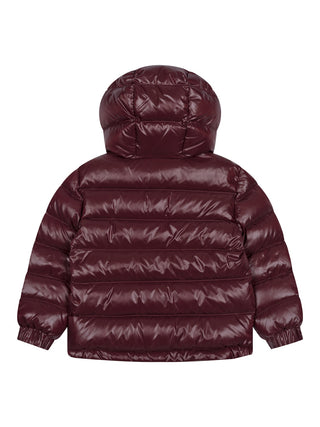New Aubert Daunenjacke mit Kapuze - Burgunder