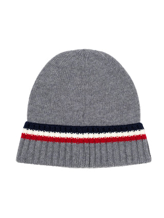 Strickmütze aus Wolle - Grau