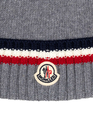 Strickmütze aus Wolle - Grau