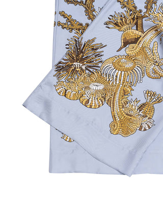 Palazzo-Hose aus Seiden-Twill