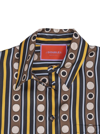 Boy Shirt aus Seiden-Twill