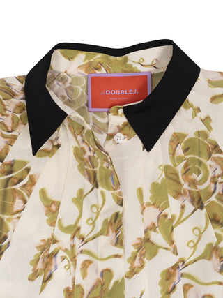 Sunburst Kleid aus Baumwoll-Popelin