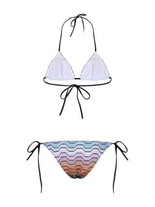 Bikini mit Zick-Zack-Muster