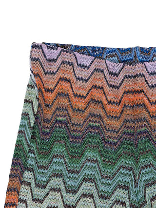 Lange Hose mit Greca-Motiv