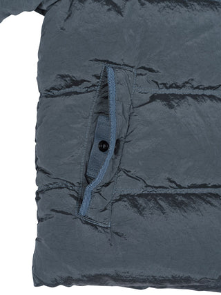 Kurzer Parka mit Daunen - Ash Blue