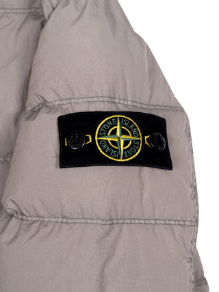 Kurzer Parka mit Daunen - Beige
