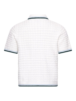 Bouclé Poloshirt