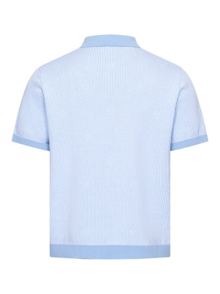 Nadelstreifen Poloshirt
