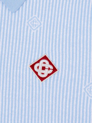Nadelstreifen Poloshirt