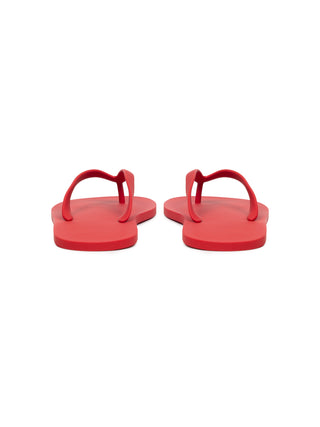 The Christian Louboutin Summer Flip Flop in Rot