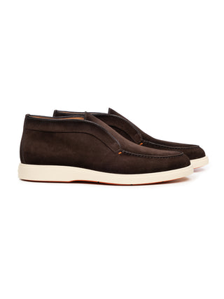 Braune Desert Boots aus Velourleder
