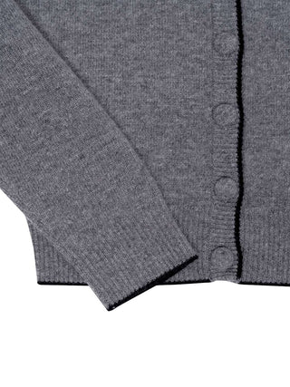 Cardigan mit Herz und Logo-Schriftzug