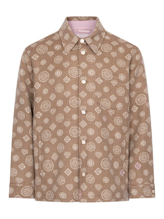 Monogram Overshirt aus Wolle