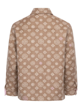Monogram Overshirt aus Wolle