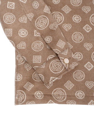 Monogram Overshirt aus Wolle