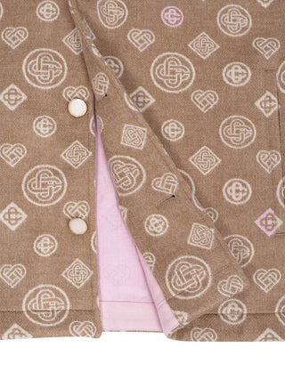 Monogram Overshirt aus Wolle