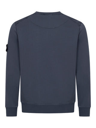 Sweatshirt mit Logo-Patch in Blau
