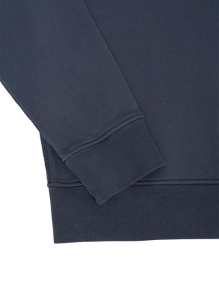 Sweatshirt mit Logo-Patch in Blau