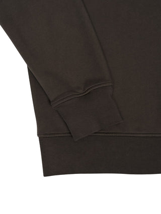 Sweatshirt mit Logo-Patch in Khaki