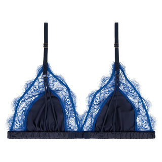Love Lace Bralette in Dunkelblau