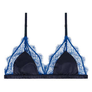 Love Lace Bralette in Dunkelblau