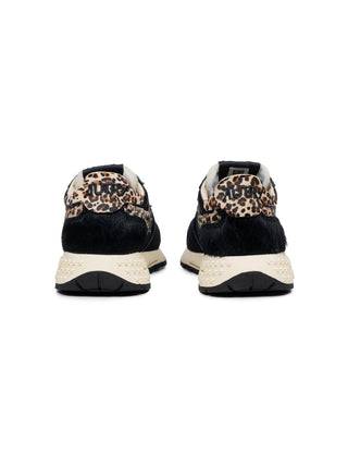 Reelwind Low Wom Ponyhaar mit Leoparden-Detail
